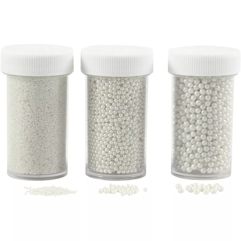 Mesbilles - Lot De 40 Mini-Billes Givré Verre 10 Mm - Billes Pour Décoration Et Jeux