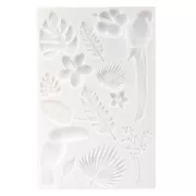 Moule en silicone pour pâte polymère, résine et pâte de métal - Tropical x1