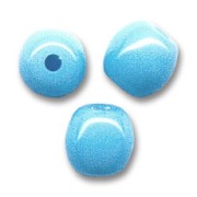 Perles en verre tchèque rondes  3 mm Turquoise x50|raw }}