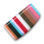 Rectangle 39x22 mm Multi op Color x1|raw }}