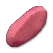 Rectangle 46x20 mm Bordeaux Mat|raw }}