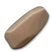 Rectangle 46x20 mm Brown Mat|raw }}