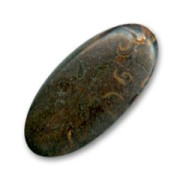 Olive bonbon 41x20 mm imitation bois x1