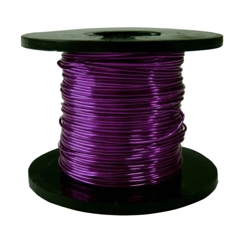 Fil de cuivre 0.50 mm Purple x 25 m