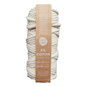 Cordon pour macramé en coton recyclé - Kesi Art - 6 mm - Naturel (n°12) x 30 m|raw }}