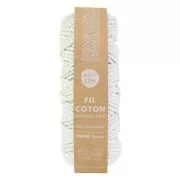 Cordon pour macramé en coton recyclé - Kesi Art - 4 mm - Naturel (n°12) x 45 m