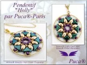 Perles en verre Hélios® par Puca® 6x10 mm Opaque White x10g