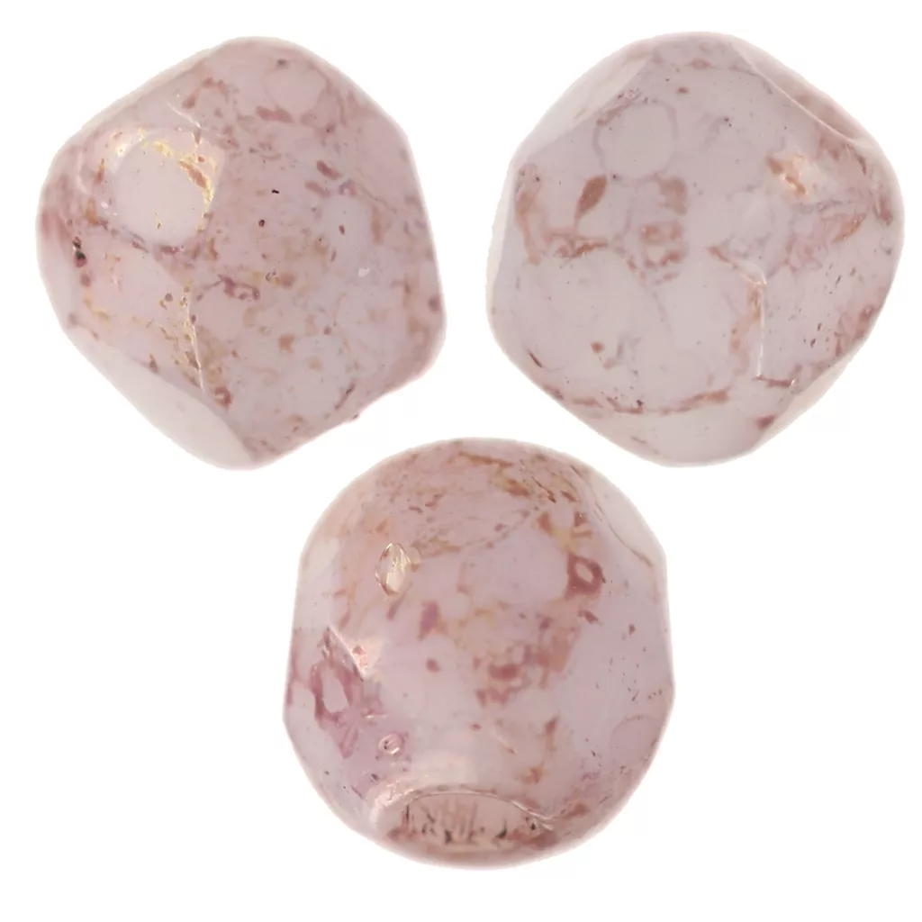 50 Perles Facettes De Bohême 6mm Topaze - Preciosa - Pour Création Bijoux DIY