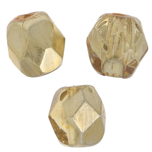 Facettes 3 mm Crystal Gold Topaz x50