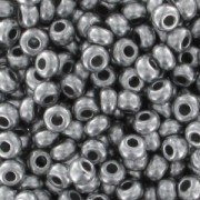 Perles rocailles Preciosa  11/0 2 mm - Argenté x20g