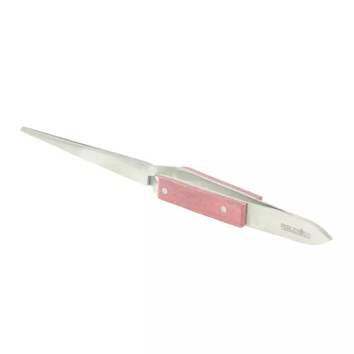 Pince à souder - brucelle croisée droite - 16.5 cm auto blocage x1