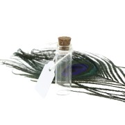 Etiquettes prix 15x24 mm en papier avec ficelle - Blanc x100