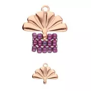 Cymbal - Embout pour tissage de perles Rocaille Miyuki 8/0 - 15 mm Sitia Doré à l'or fin x1