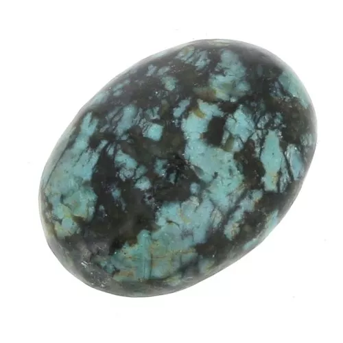 Cabochon ovale 18x13mm Turquoise naturelle - Second choix x1