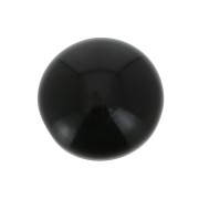 Cabochon rond 10 mm Black Onyx x1|raw }}