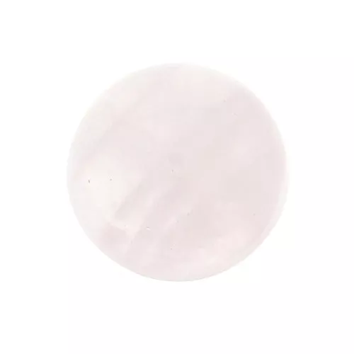 Cabochon rond 10 mm Quartz Rose x1