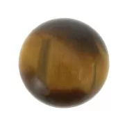 Cabochon rond 12 mm Oeil de tigre x1