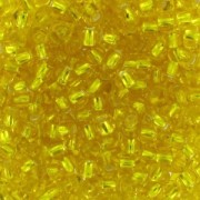 Perles rocailles Preciosa  11/0 2 mm - Citrine Silver Lined x10g