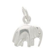 Breloque éléphant 10 mm en Argent 925 x1