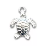 Breloque tortue 14 mm en Argent 925 x1