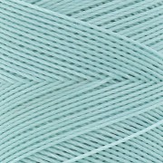 Bobine de fil ciré Linhasita pour micro macramé 1 mm - Bleu azur (605) x168m