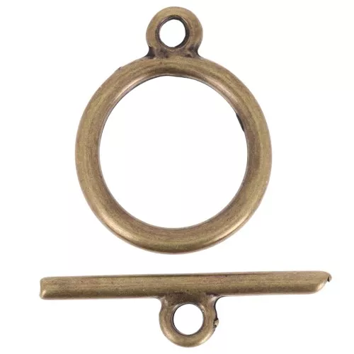 Fermoir T 20 mm - Bronze x1