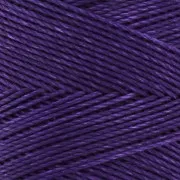 Bobine de fil ciré Linhasita pour micro macramé 1 mm - Dark Purple (369) x168m