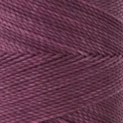 Bobine de fil ciré Linhasita pour micro macramé 1 mm - Prune (360) x168m