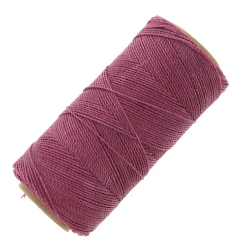 Bobine de fil ciré Linhasita pour micro macramé 1 mm - Orchid (323) x168m