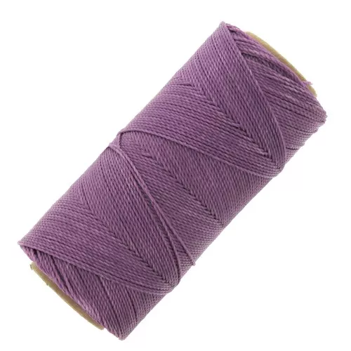 Bobine de fil ciré Linhasita pour micro macramé 1 mm - Lilas Antique (236) x168m