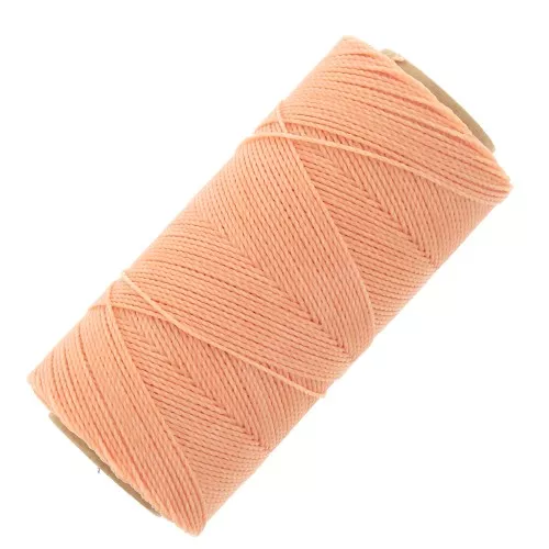 Bobine de fil ciré Linhasita pour micro macramé 1 mm - Mandarine (238) x168m