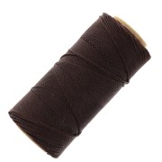 Bobine de fil ciré Linhasita pour micro macramé 0.5 mm - Café (496) x335m|raw }}