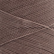 Bobine de fil ciré Linhasita pour micro macramé 0.5 mm - Taupe (366) x335m
