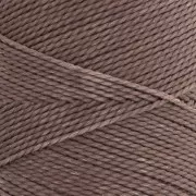 Bobine de fil ciré Linhasita pour micro macramé 0.5 mm - Taupe (366) x335m