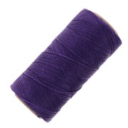 Bobine de fil ciré Linhasita pour micro macramé 0.5 mm - Dark Purple (369) x335m