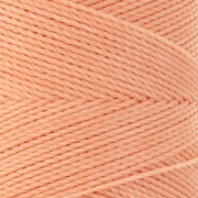 Bobine de fil ciré Linhasita pour micro macramé 0.5 mm - Mandarine (238) x335m