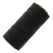 Bobine de fil ciré Linhasita pour micro macramé 0.75 mm - Brun foncé (210) x228m|raw }}