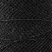 Bobine de fil ciré Linhasita pour micro macramé 0.75 mm - Brun foncé (210) x228m