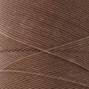 Bobine de fil ciré Linhasita pour micro macramé 0.75 mm - Sable (214) x228m