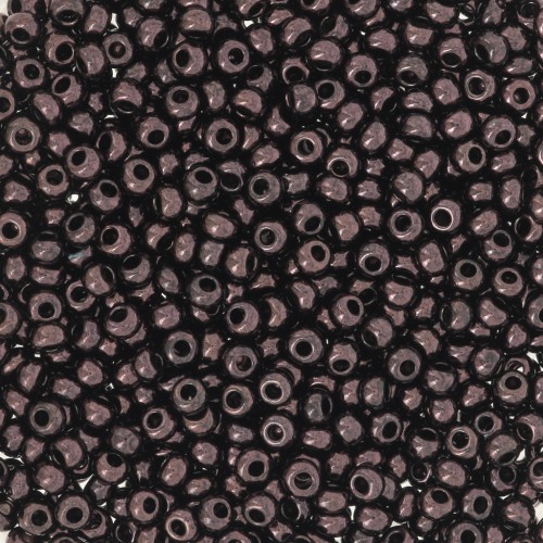 Perles rocailles Preciosa 11/0 2 mm - Dark Bronze x20g