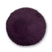 Rondes duvetées 14 mm Amethyst x6