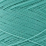 Bobine de fil ciré Linhasita pour micro macramé 0.75 mm - Bleu givré (231) x228m
