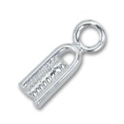 Embouts à serrer pour fil cablé argenté x10