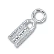 Embouts à serrer pour fil cablé argenté x10