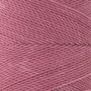 Bobine de fil ciré Linhasita pour micro macramé 0.75 mm - Dusty Rose (962) x228m