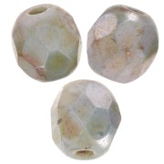 Facettes 4 mm Chalk White Blue Luster x50|raw }}