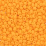 Perles rocailles Preciosa  9/0 2.5 mm - Orange Opaque x20g