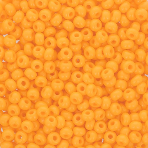 Perles rocailles Preciosa  9/0 2.5 mm - Orange Opaque x20g