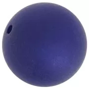 Perle ronde Polaris Dépolie 14 mm Dark Indigo x1