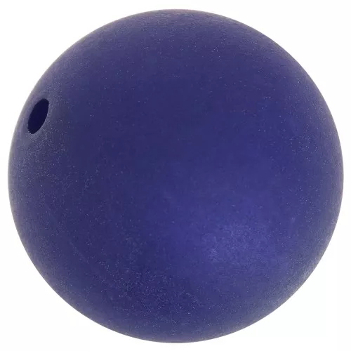 Perle ronde Polaris Dépolie 12 mm Dark Indigo x1